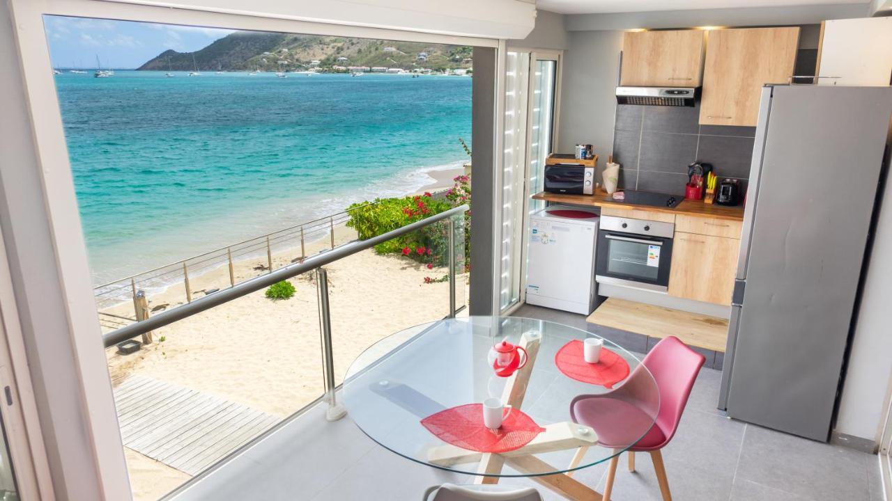 Official Page "Residence Bleu Marine" - Sea View Apartments & Studios - Saint-Martin French Side 格兰德凯斯 外观 照片