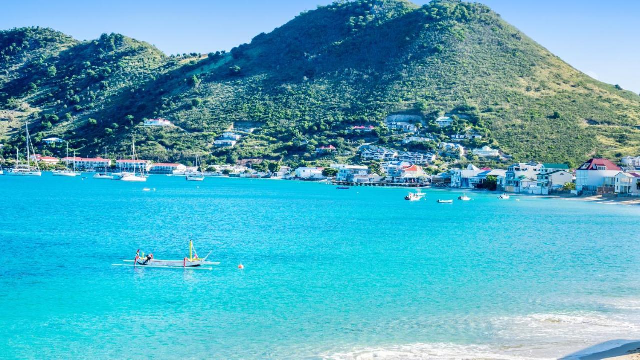 Official Page "Residence Bleu Marine" - Sea View Apartments & Studios - Saint-Martin French Side 格兰德凯斯 外观 照片
