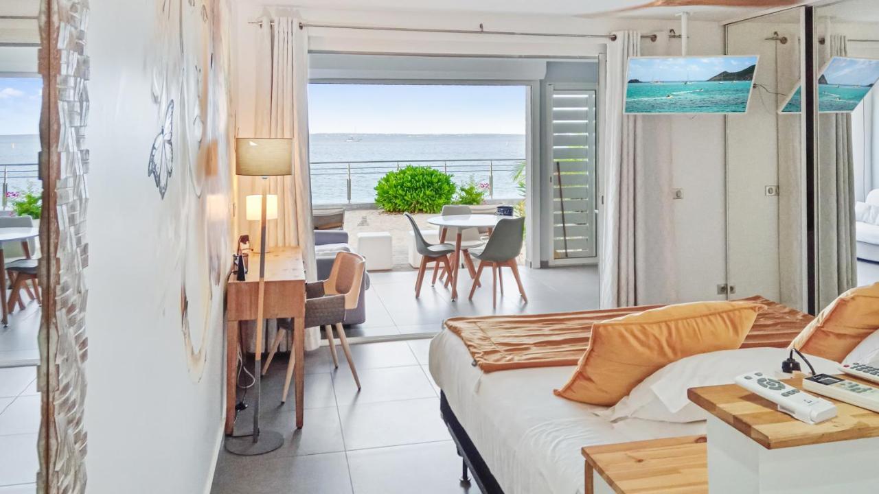 Official Page "Residence Bleu Marine" - Sea View Apartments & Studios - Saint-Martin French Side 格兰德凯斯 客房 照片