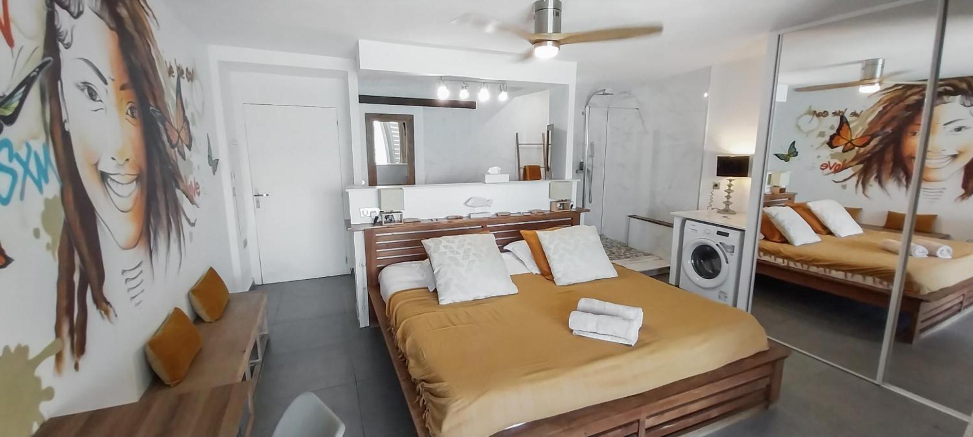 Official Page "Residence Bleu Marine" - Sea View Apartments & Studios - Saint-Martin French Side 格兰德凯斯 客房 照片