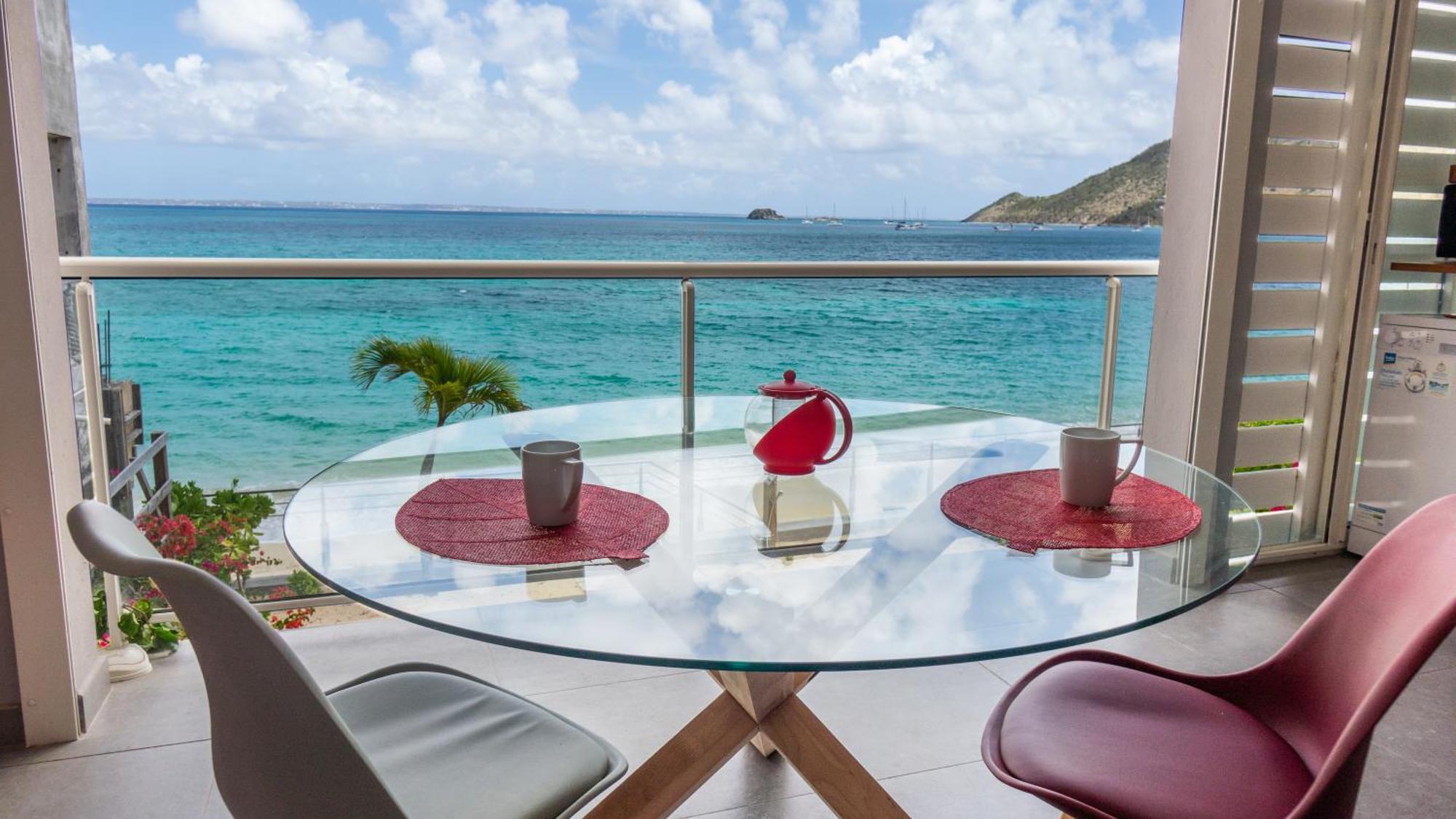 Official Page "Residence Bleu Marine" - Sea View Apartments & Studios - Saint-Martin French Side 格兰德凯斯 客房 照片