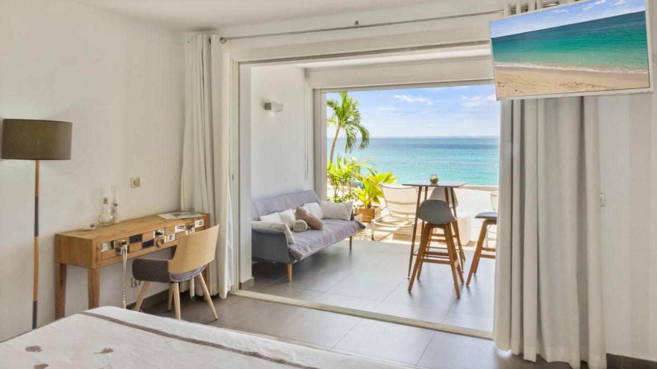 Official Page "Residence Bleu Marine" - Sea View Apartments & Studios - Saint-Martin French Side 格兰德凯斯 外观 照片